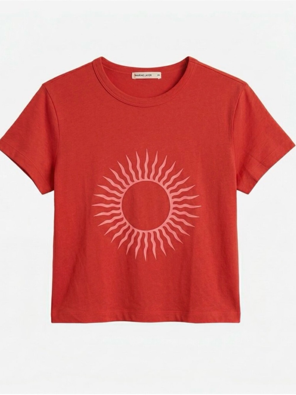 Marine Layer Boxy Sun Graphic Tee *flawed